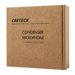 CMTECK επιτραπέζιο μικρόφωνο M001, omnidirectional, USB, μαύρο - Image 5