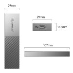 ORICO θήκη για M.2 NVME SSD M206C3-G2, 10Gbps, γκρι - Image 7