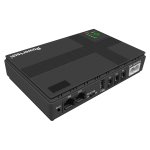 POWERTECH mini DC UPS PT-1434, 18W, 10400mAh, 3x DC, USB/LAN/POE, μαύρο - Image 3