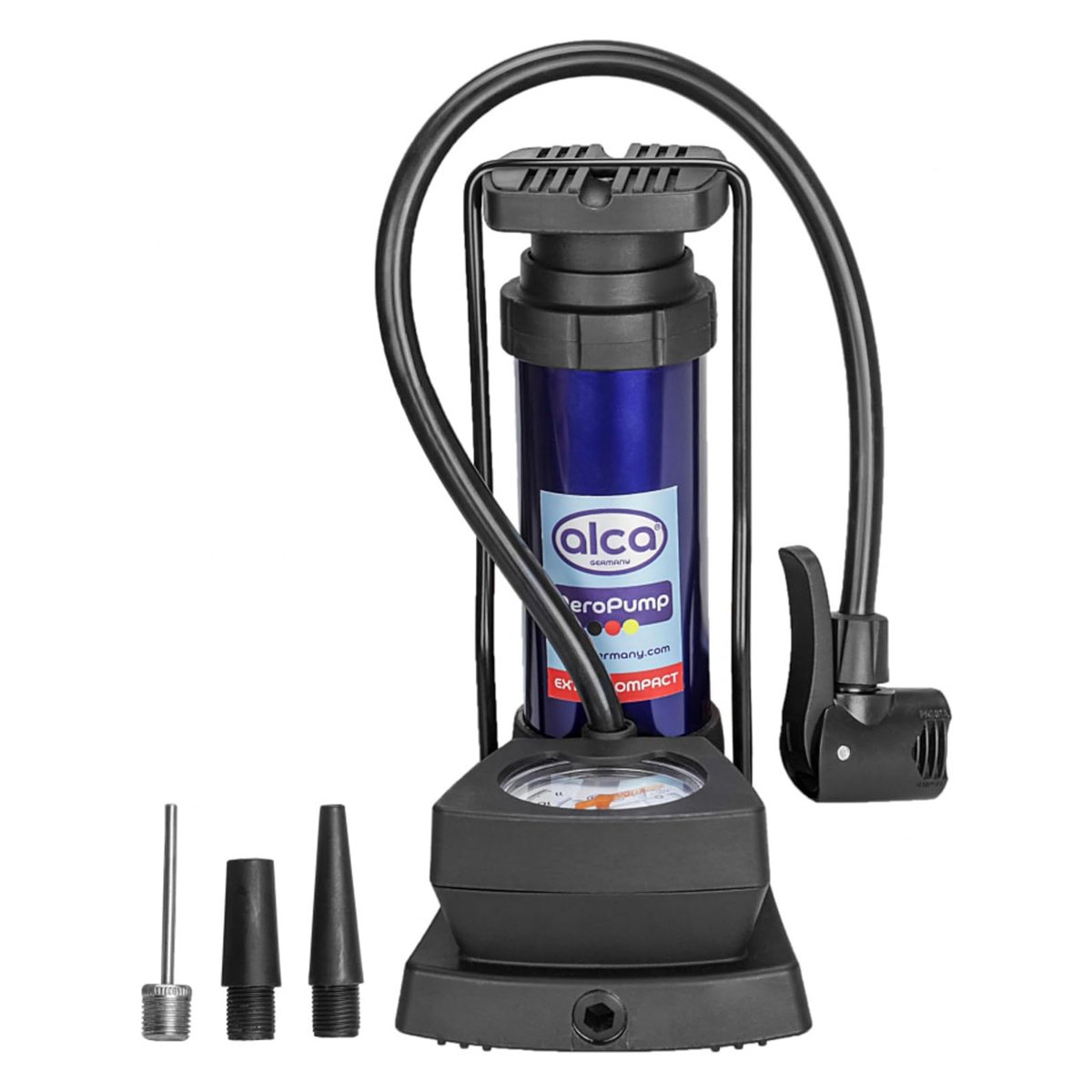 201300 ALCA τρόμπα ποδιού 201300 με μανόμετρο, 160PSI, μπλε - Image 1