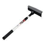 HEYNER καθαριστής τζαμιών 407300, τηλεσκοπικός έως 80cm, ασημί/μαύρος