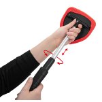 HEYNER βούρτσα με πανί μικροϊνών 407630, πτυσσόμενη έως 50cm, μαύρη/κόκκινη - Image 3