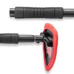 HEYNER βούρτσα με πανί μικροϊνών 407630, πτυσσόμενη έως 50cm, μαύρη/κόκκινη - Image 5