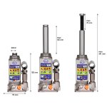 ALCA υδραυλικός γρύλος μπουκάλας 431020, έως 2 τόνοι, 31cm - Image 6