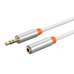 CABLETIME καλώδιο προέκτασης ήχου 3.5mm CT-AV311-P12G, gold plated, 1.5m, λευκό