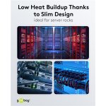 GOOBAY καλώδιο δικτύου 74241, CAT 6A U/UTP, slim, copper, 500MHz, 10m, μαύρο - Image 6