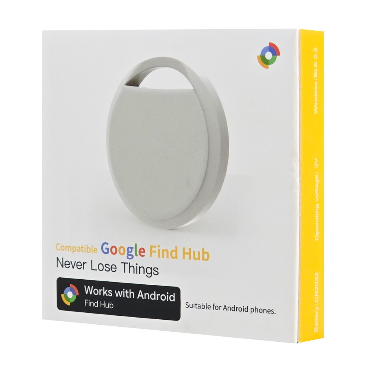 ACCUTAG-4 RSH smart tag iTag13 για Android συσκευές, Bluetooth tracker, λευκό - Image 5