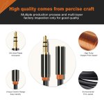 CABLETIME καλώδιο προέκτασης ήχου 3.5mm CT-AV311-P11FG, gold plated, 1.5m, μαύρο - Image 4