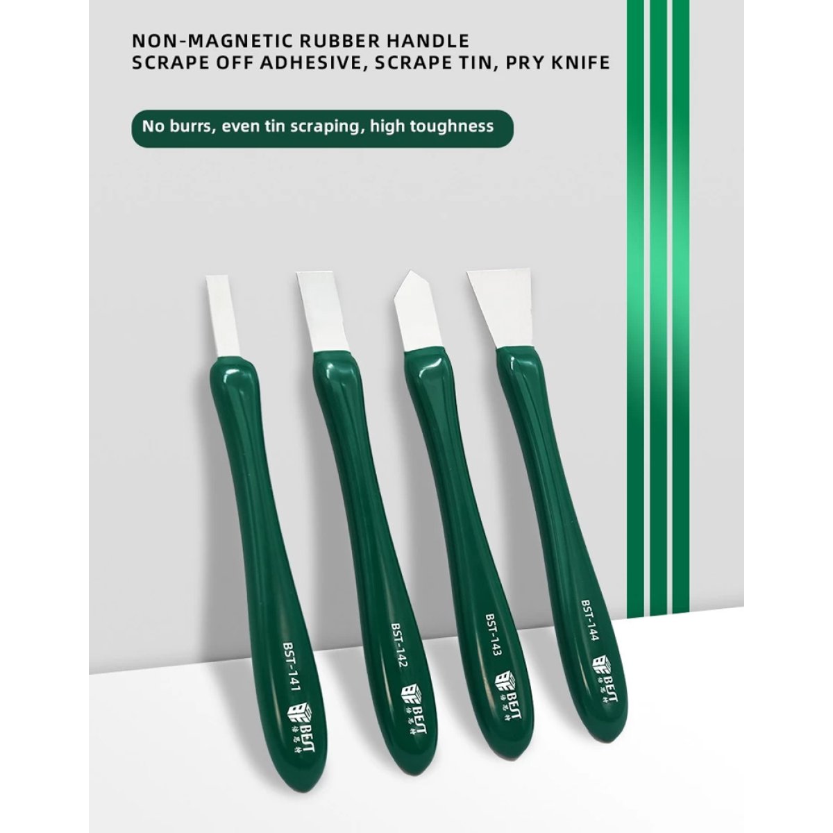 BEST σετ εργαλείων αφαίρεσης κόλλας για επισκευές κινητών BST-141-144, 4τμχ - Image 2