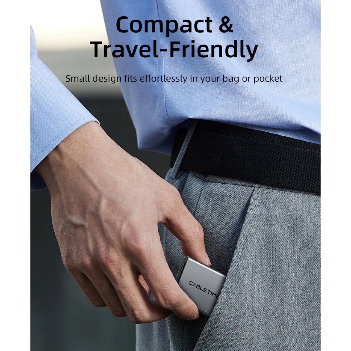 CABLETIME card reader CT-ACCD3-AG για SD & micro SD, USB 3.0, 5Gbps, γκρι - Image 7