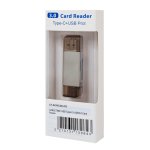 CABLETIME card reader CT-ACMCD2-ZG για SD & micro SD, USB 3.0, 5Gbps, γκρι - Image 6