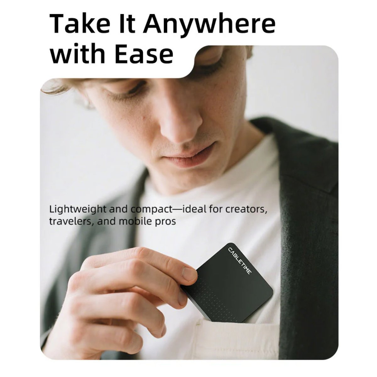 CABLETIME θήκη για M.2 NVME SSD CT-SSD04-AG, μαγνητική, 10Gbps, γκρι - Image 6