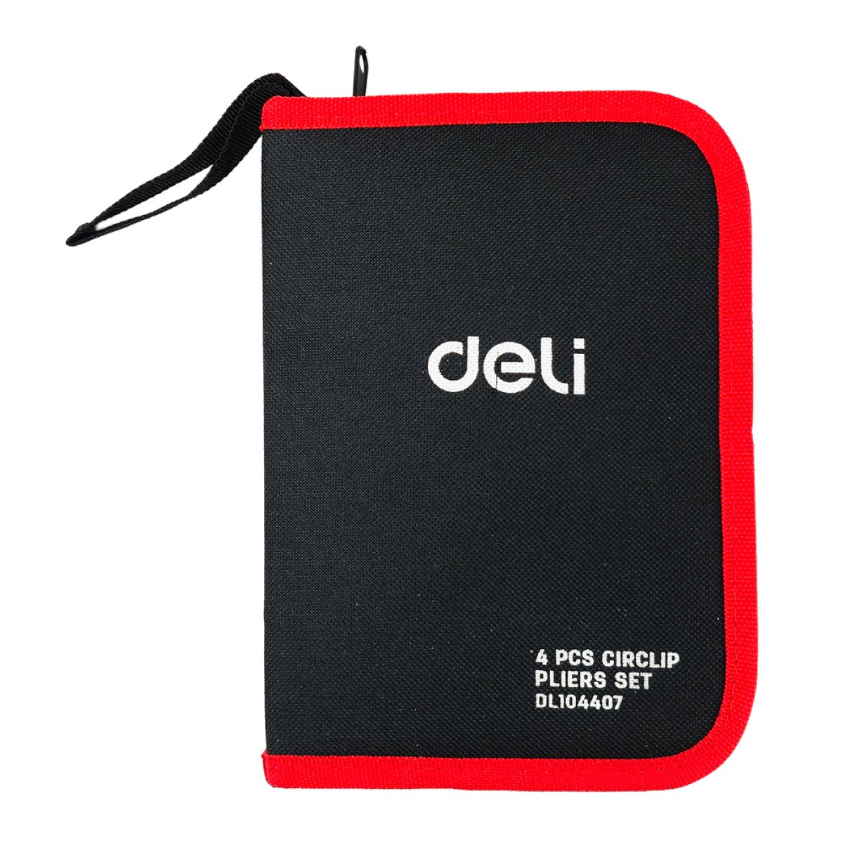 DL104407-3 DELI σετ ασφαλειοτσίμπιδα DL104407 με θήκη, 175mm, 4τμχ - Image 4