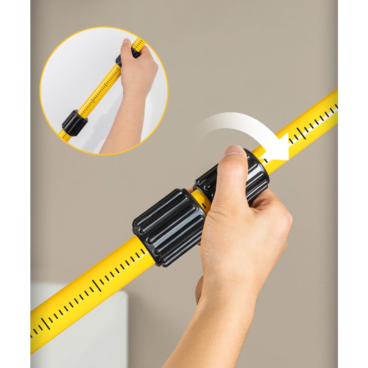 DELI βάση για γραμμικό αλφάδι laser DL332036, πτυσσόμενη, 1/4" & 5/8" σπείρωμα - Image 3