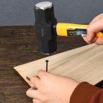 DELI βαριοπούλα DL447003 με αντιολισθητική Fiberglass λαβή, 1.36kg, 380mm - Image 2