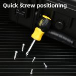 DELI κατσαβίδι DL632101 με διπλή κεφαλή, μαγνητικό, 6mm/PH2x38mm - Image 2