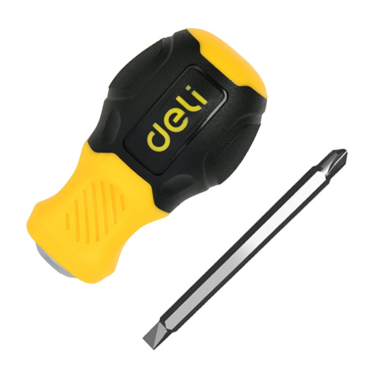 DELI κατσαβίδι DL632101 με διπλή κεφαλή, μαγνητικό, 6mm/PH2x38mm - Image 1