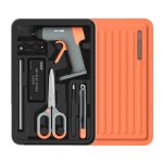 DELI σετ εργαλείων με πιστόλι θερμοκόλλησης H1001-C, 7τμχ