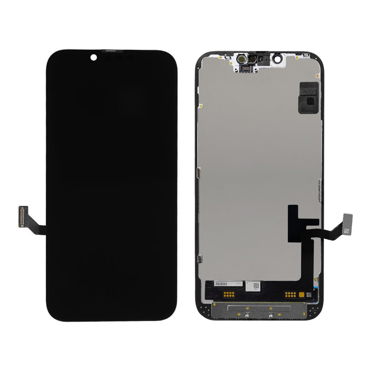 TW INCELL LCD για iPhone 14, camera-sensor ring, earmesh, μαύρη - Image 1