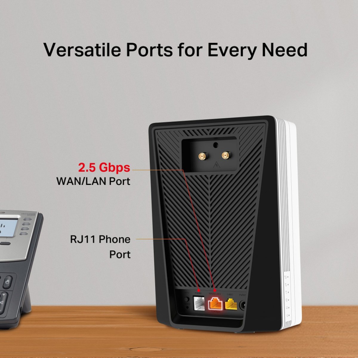 MB520-5G-7 MERCUSYS Router MB520-5G με θύρα τηλεφώνου, 5G, AX3000 Dual Band WiFi 6, 3000Mbps, V.1.0 - Image 8