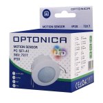 OPTONICA αισθητήρας κίνησης 7317, χωνευτός, 360°, 6m, IP20, λευκός - Image 3
