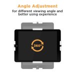 BRATECK επιτραπέζια βάση tablet PAD33-03, αντικλεπτική, 7.9-11", μαύρη - Image 2