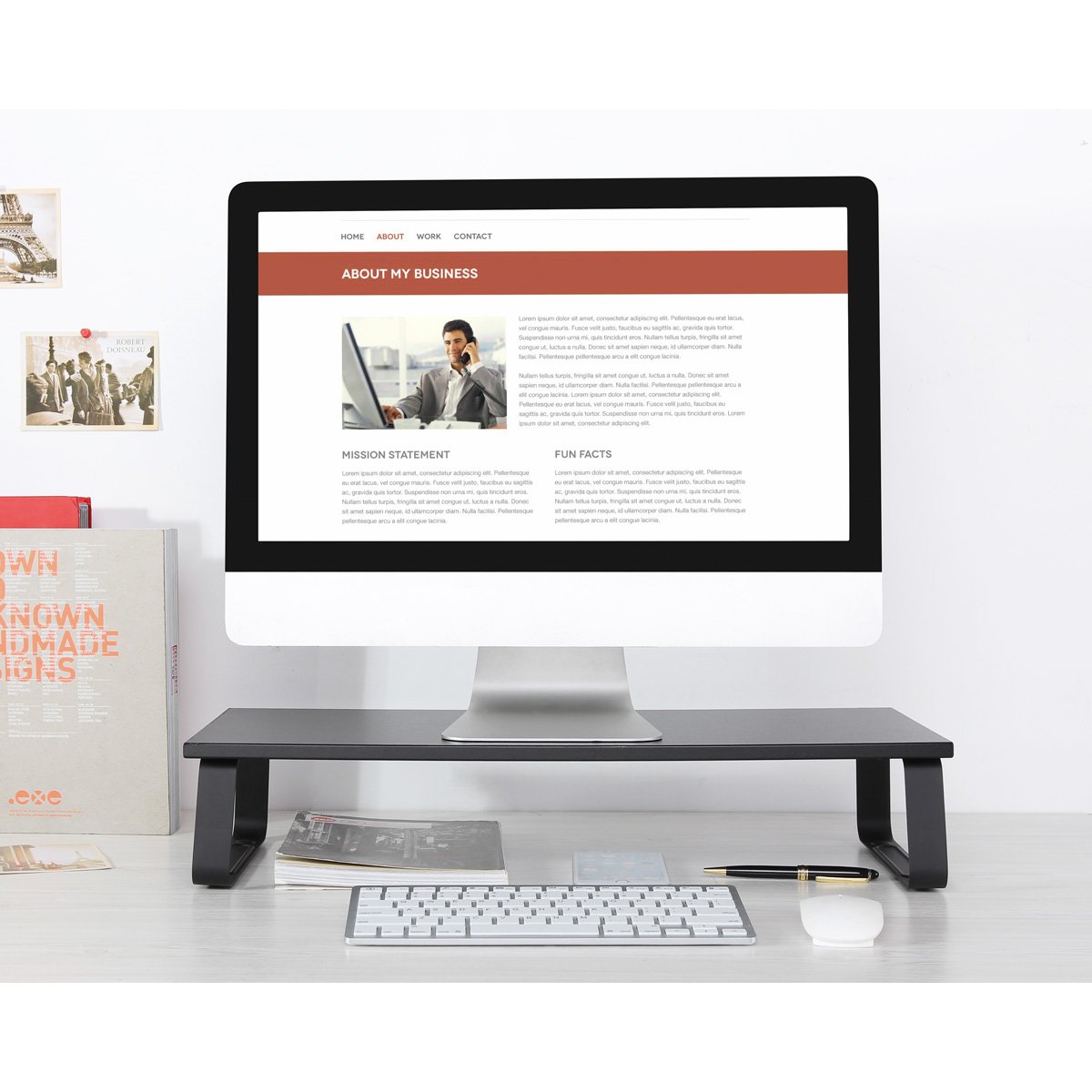 POWERTECH επιτραπέζια βάση οθόνης/laptop PT-1444, 13-32", έως 20kg, μαύρη - Image 2