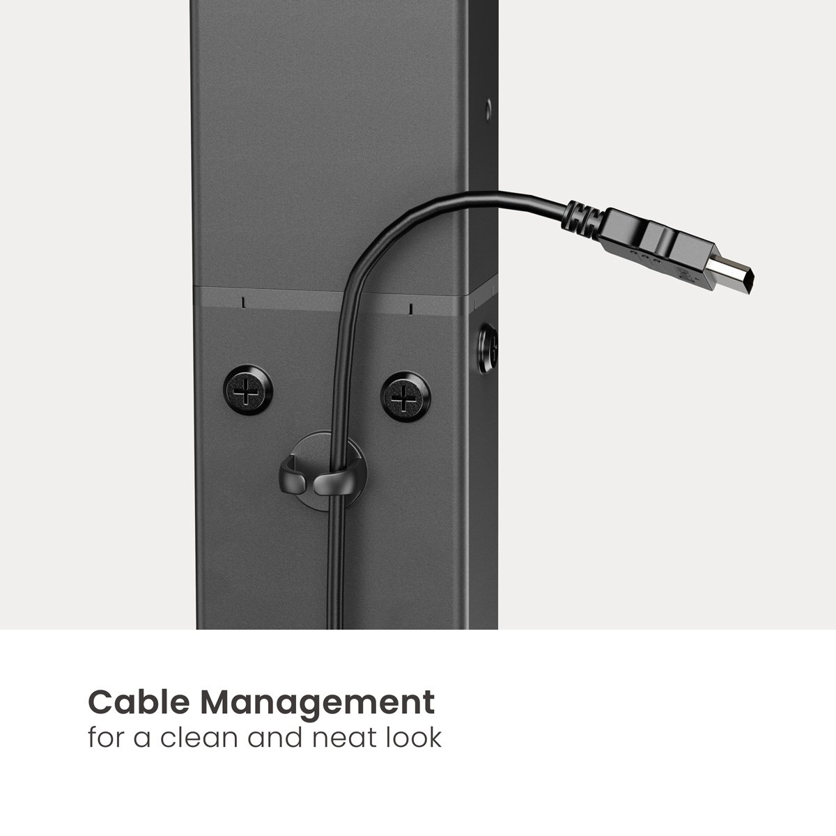 POWERTECH επιτραπέζια βάση τηλεόρασης PT-1445, 32-65", έως 40kg - Image 3