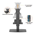 POWERTECH βάση γραφείου οθόνης PT-1449 με βάση mini PC, 17-32", έως 8kg - Image 5