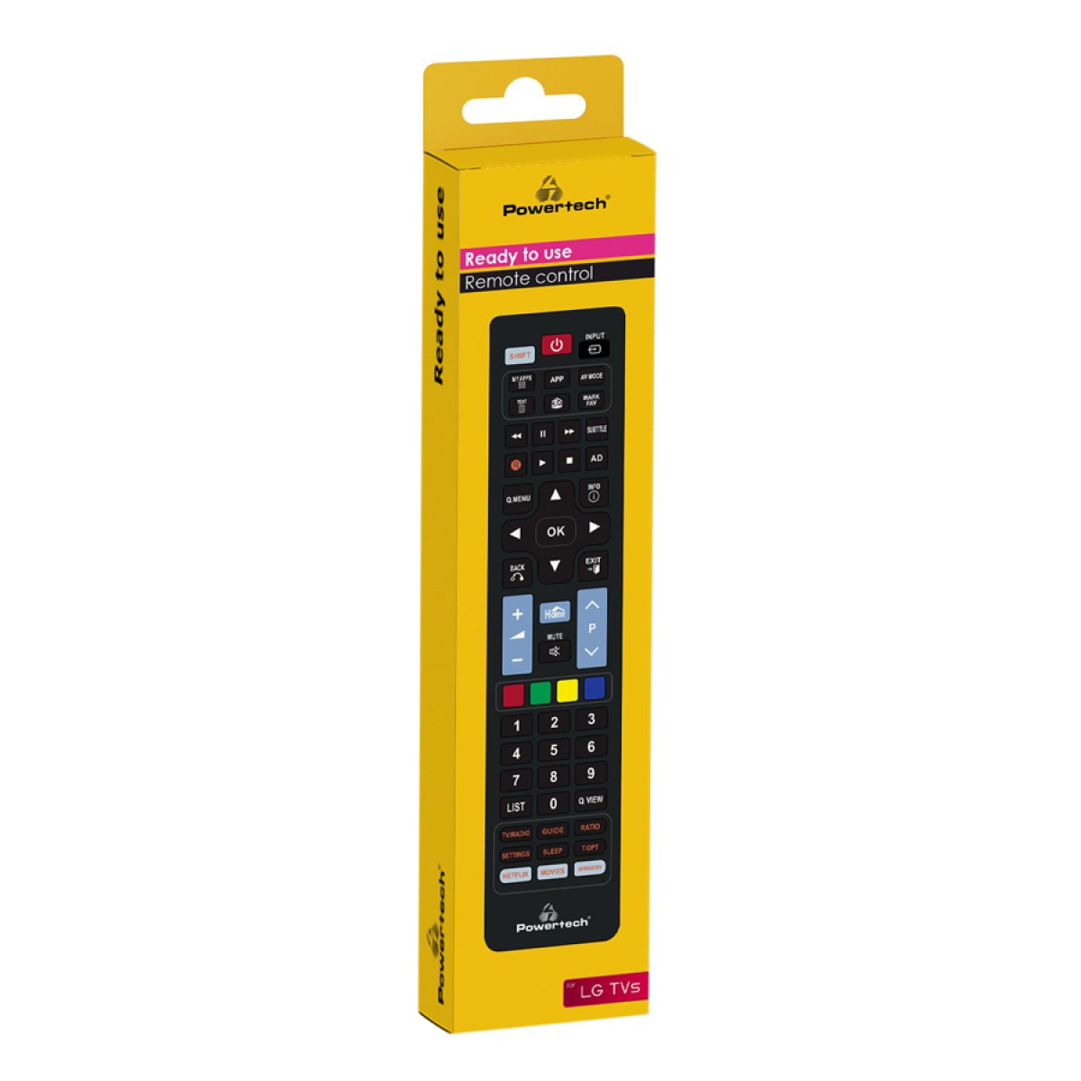 PT-830-1 POWERTECH Τηλεχειριστήριο PT-830 για τηλεοράσεις LG - Image 2