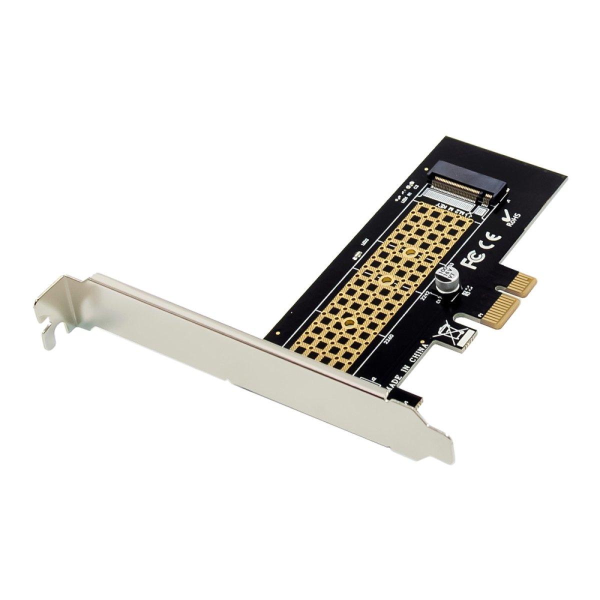 ST597 POWERTECH κάρτα επέκτασης PCIe σε M.2 M Key NVMe ST597 - Image 1