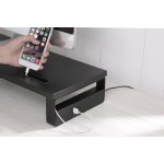 BRATECK επιτραπέζια βάση για οθόνη/laptop STB-118 με 3x USB θύρες, 17-32", έως 20kg, μαύρη - Image 3