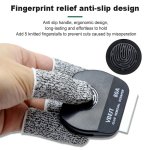 BEST εργαλείο αφαίρεσης κόλλας VBST-80B με 9x λεπίδες & 5x finger sleeves, για επισκευές κινητών - Image 2