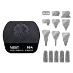 BEST εργαλείο αφαίρεσης κόλλας VBST-80B με 9x λεπίδες & 5x finger sleeves, για επισκευές κινητών