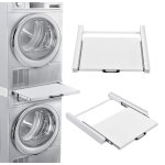 HOME USE συνδετικό πλυντηρίου/στεγνωτηρίου HUH-0194 με συρτάρι, 60x54x7.5cm - Image 2