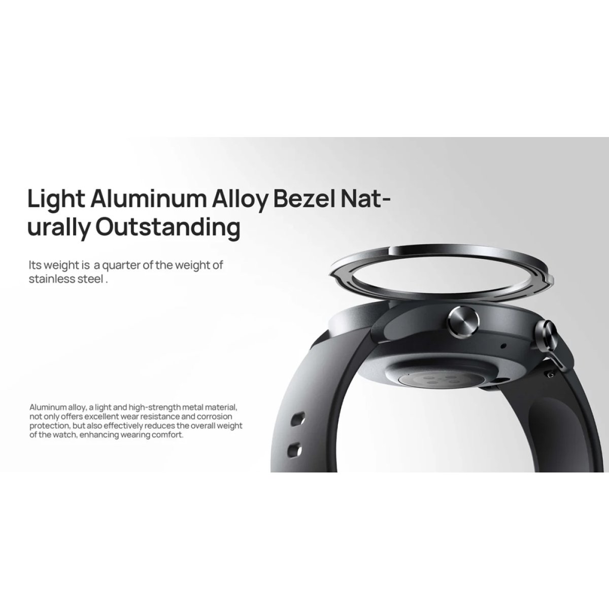 MIBRO smartwatch A3, heart rate, 1.39" IPS, GPS, 2 ATM, γκρι - Image 3