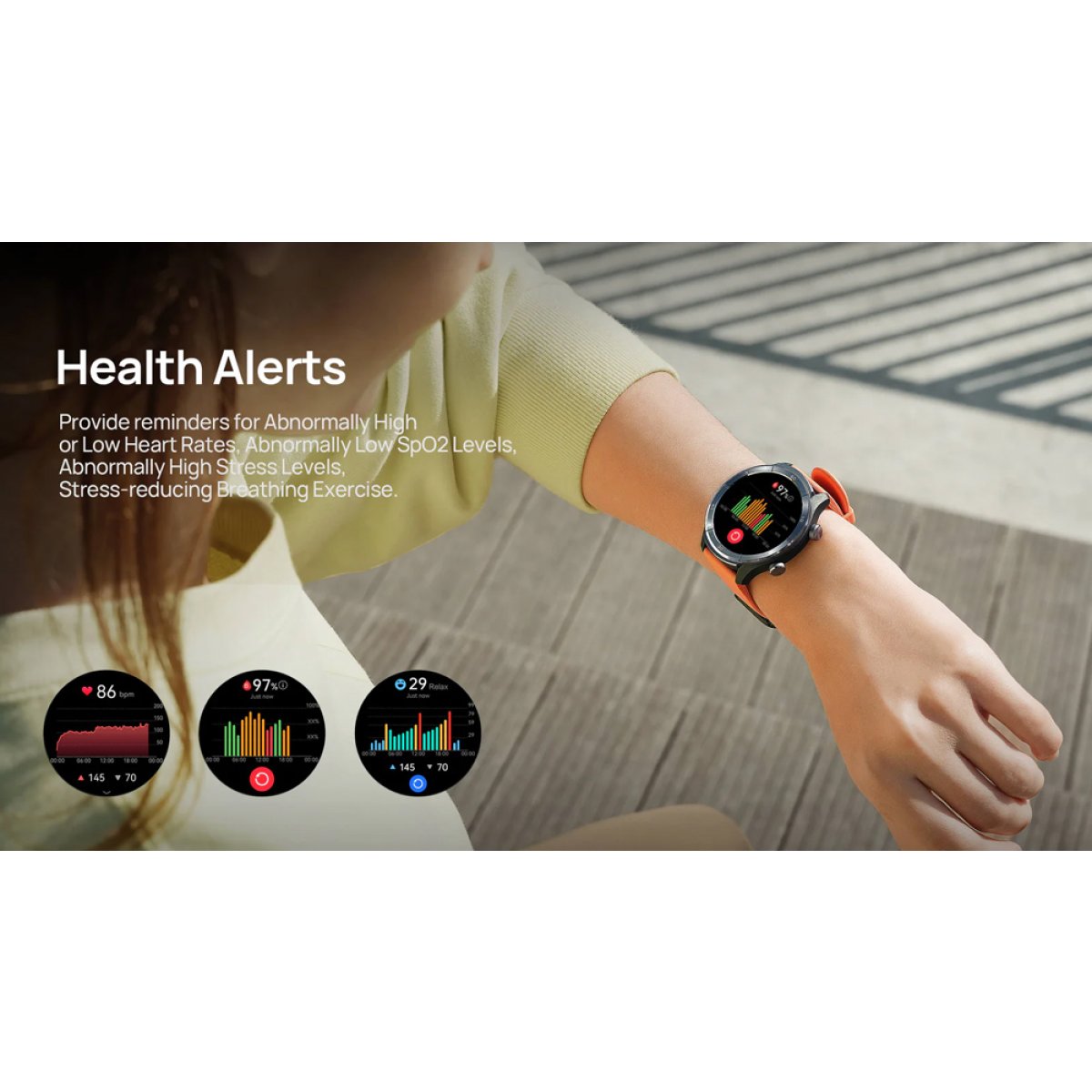 MIBRO smartwatch A3, heart rate, 1.39" IPS, GPS, 2 ATM, γκρι - Image 6