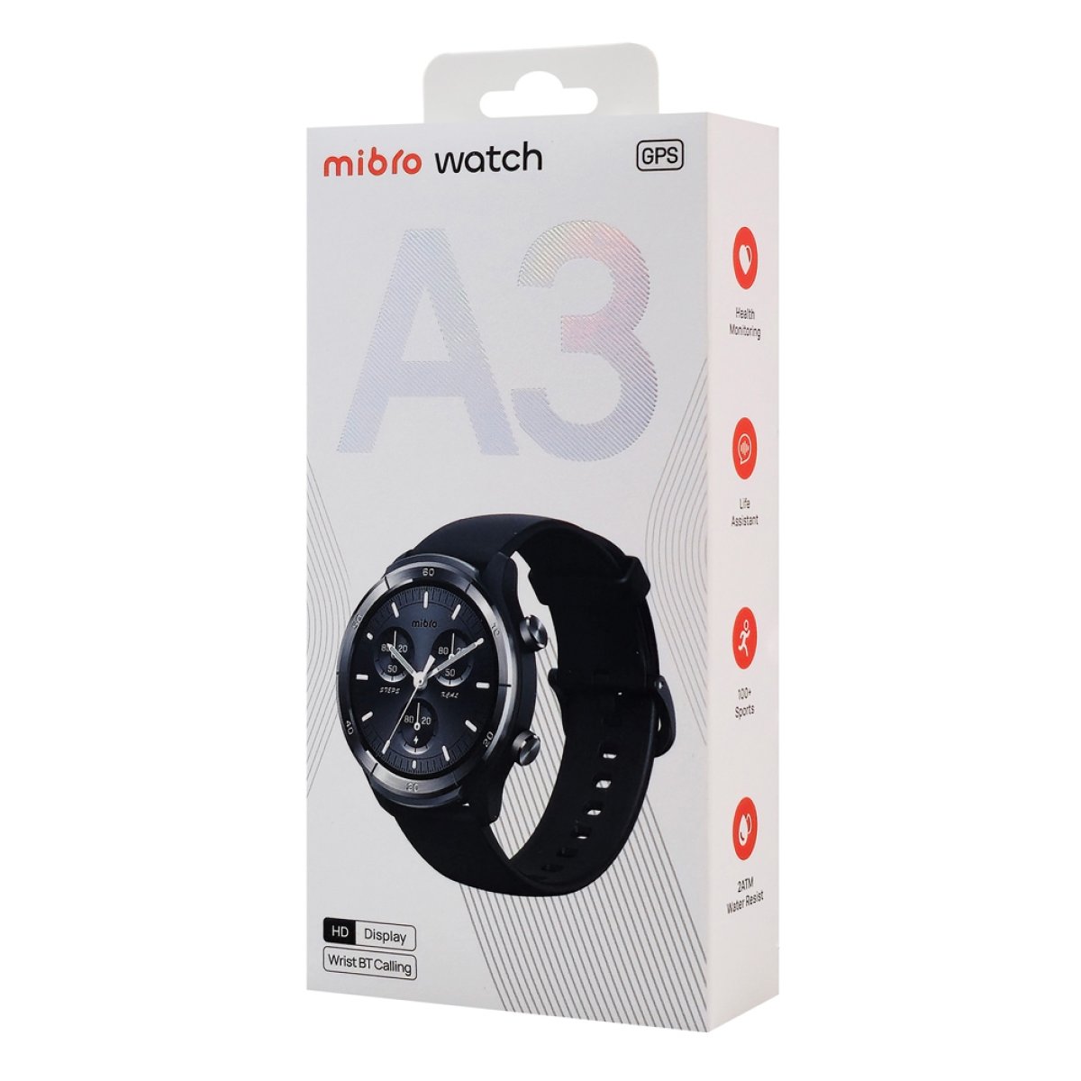 MIBRO smartwatch A3, heart rate, 1.39" IPS, GPS, 2 ATM, γκρι - Image 10