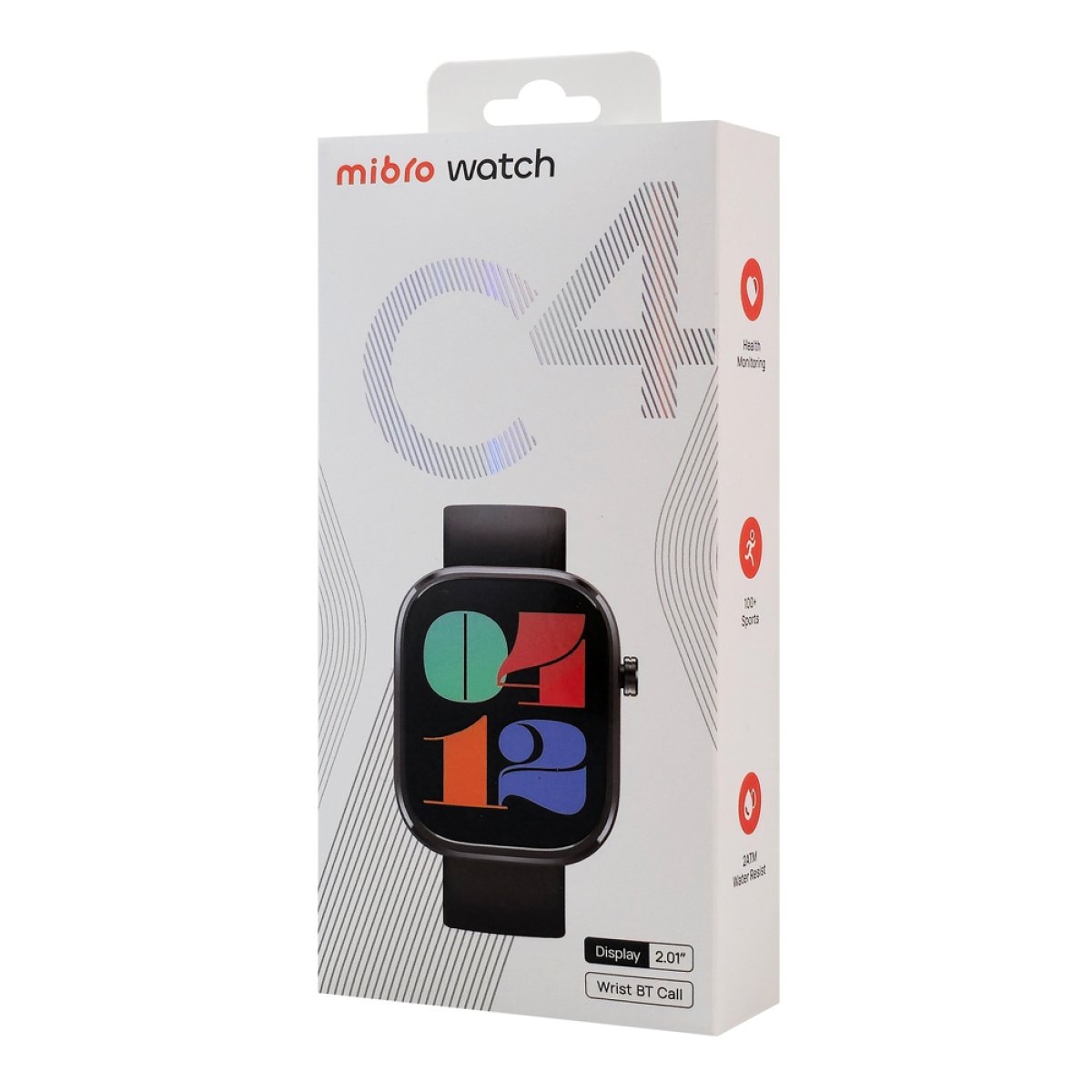 MIBRO smartwatch C4, heart rate, 2.01" TFT, 2 ATM, γκρι - Image 3