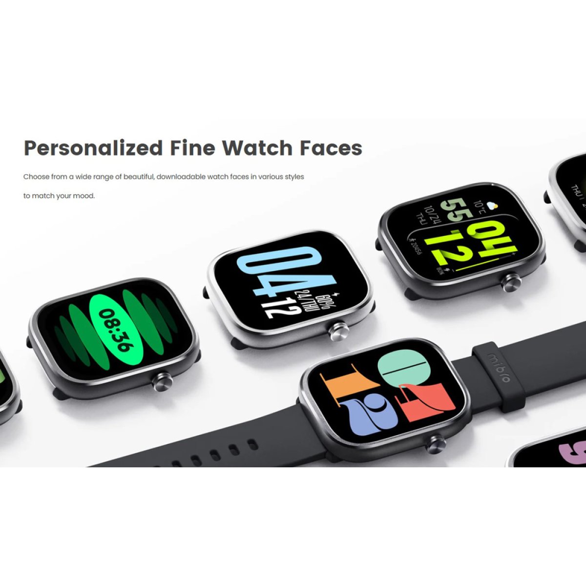 MIBRO smartwatch C4, heart rate, 2.01" TFT, 2 ATM, γκρι - Image 5