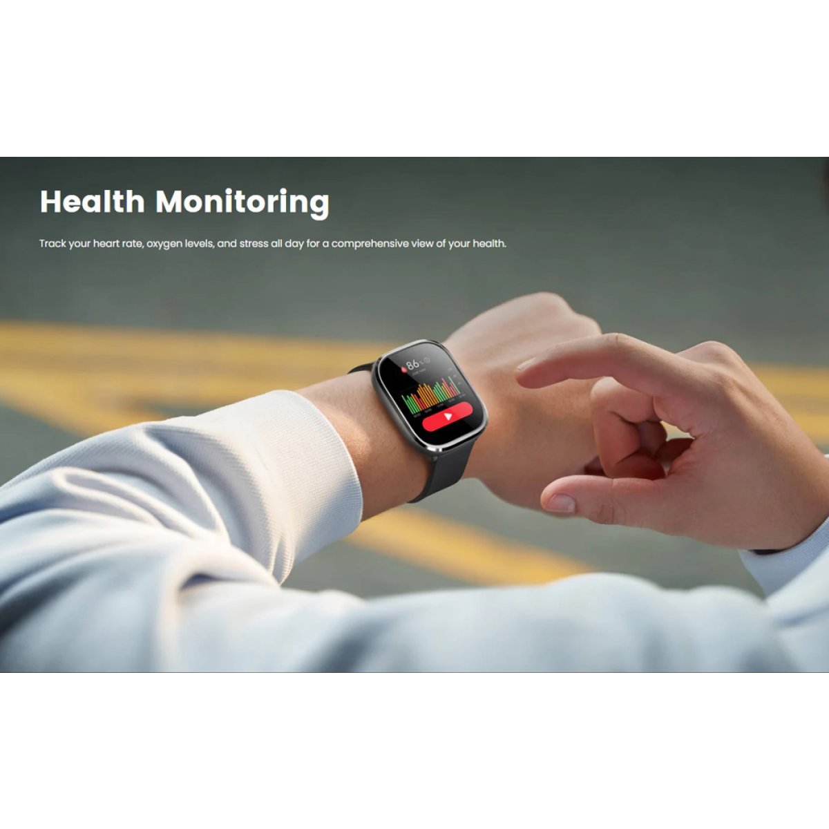 MIBRO smartwatch C4, heart rate, 2.01" TFT, 2 ATM, γκρι - Image 7