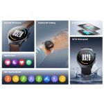 MIBRO smartwatch Lite 3 με 2x λουράκια, heart rate, 1.3" AMOLED, 2 ATM, γκρι/καφέ - Image 2