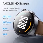 MIBRO smartwatch Lite 3 με 2x λουράκια, heart rate, 1.3" AMOLED, 2 ATM, γκρι/καφέ - Image 4