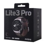 MIBRO smartwatch Lite 3 Pro με 2x λουράκια, heart rate, 1.32" AMOLED, GPS, 5 ATM, γκρι/καφέ - Image 3