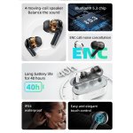 MIBRO earphones με θήκη φόρτισης M1, TWS, ENC, 25/350mAh, μπλε - Image 2