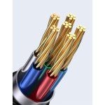 USAMS καλώδιο USB-C σε USB-C US-SJ590, 100W, 480Mbps, 1.2m, μαύρο - Image 4