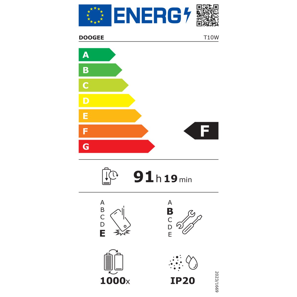 T10W-BK-ENERGYLABEL DOOGEE tablet T10W, 10.1", 4/128GB, 4G, Android 14, 8000mAh, μαύρο - Image 9